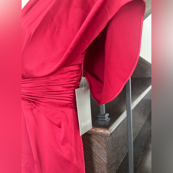 Theia Lucia Kimono Midi Dress - Picture 8 of 9